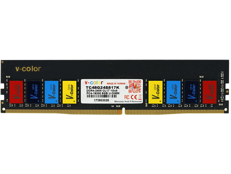 V-Color TC48G24S817K （DDR4-2400 8GB×2）