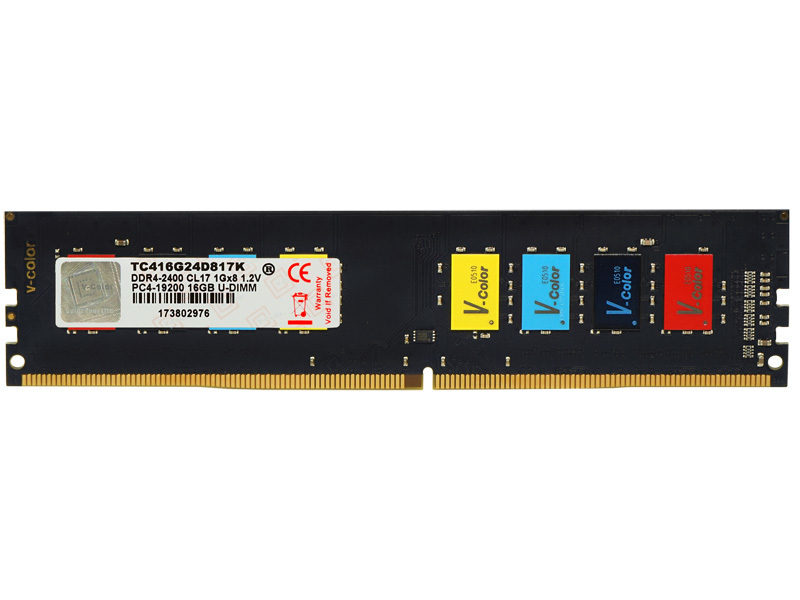 V-Color TC416G24D817K （DDR4-2400 16GB×2） | OCMEMORY | オーシーメモリ