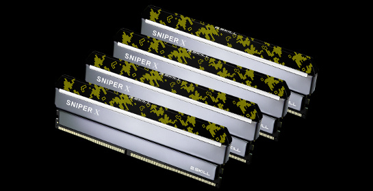 G.Skill F4-3000C16Q-64GSXKB (DDR4-3000 CL16 16GB×4)