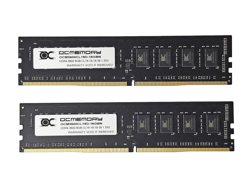 OCM3600CL19D-16GBN （DDR4-3600 CL19 8GB×2）