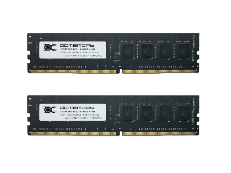 OCM2933CL16D-16GBNHB （DDR4-2933 CL16 8GB×2） | OCMEMORY ...