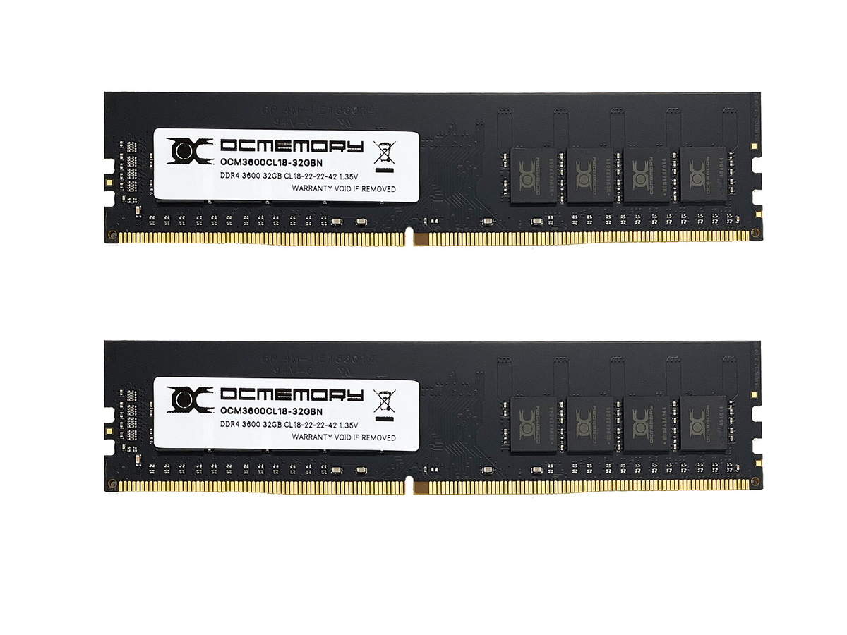 OCM3600CL18D-64GBN （DDR4-3600 CL18 32GB×2）